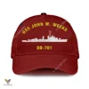 Uss John W. Weeks Dd-701 Classic Baseball Cap Gift For Navy Veteran, Custom Print/embroidered Us Navy Ships Classic Cap