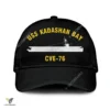 Uss Kadashan Bay Cve-76 Classic Baseball Cap Gift For Navy Veteran, Custom Print/embroidered Us Navy Ships Classic Cap