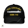 Uss Louisiana Ssbn-743 V2 Classic Baseball Cap Gift For Navy Veteran, Custom Print/embroidered Us Navy Ships Classic Cap