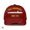Uss Louisville Ssn-724 Classic Baseball Cap Gift For Navy Veteran, Custom Print/embroidered Us Navy Ships Classic Cap