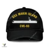 Uss Makin Island Cve-93 Classic Baseball Cap Gift For Navy Veteran, Custom Print/embroidered Us Navy Ships Classic Cap