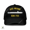 Uss Miami Ssn-755 Classic Baseball Cap Gift For Navy Veteran, Custom Print/embroidered Us Navy Ships Classic Cap