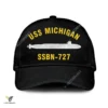 Uss Michigan Ssbn-727 Classic Baseball Cap Gift For Navy Veteran, Custom Print/embroidered Us Navy Ships Classic Cap