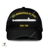 Uss Minneapolis - St. Paul Ssn-708 Classic Baseball Cap Gift For Navy Veteran, Custom Print/embroidered Us Navy Ships Classic Cap