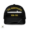 Uss Montpelier Ssn-765 V2 Classic Baseball Cap Gift For Navy Veteran, Custom Print/embroidered Us Navy Ships Classic Cap