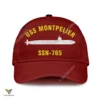 Uss Montpelier Ssn-765 V2 Classic Baseball Cap Gift For Navy Veteran, Custom Print/embroidered Us Navy Ships Classic Cap