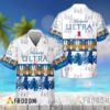 Michelob Ultra Hawaiian Shirt For Men - Collection Tropical Pineapple - Casual Golf Outfit