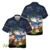 Modelo Hawaiian Shirt For Men - Pacific Legend Parrot Tropical Navy - Summer Beach Vacation Gift