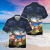 Modelo Hawaiian Shirt For Men - Pacific Legend Parrot Tropical Navy - Summer Beach Vacation Gift