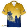 Personalized Twisted Tea Hawaiian Shirt For Men - Palm Trees Surfboard - Summer Beach Vacation Gift