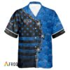 Michelob Ultra Hawaiian Shirt For Men - American Flag Tropical Split 3d - Patriotic Independence Day Gift