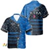 Michelob Ultra Hawaiian Shirt For Men - American Flag Tropical Split 3d - Patriotic Independence Day Gift