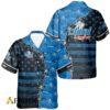 Natural Light Hawaiian Shirt For Men - American Flag Tropical Split 3d - Patriotic 4th Of July Outfit