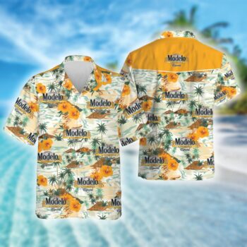 Modelo Especial Beer Hawaiian Shirt For Men - Tropical Island Style - Casual Streetwear Gift