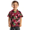 Atlanta Falcons Hawaiian Shirt � Flamingo Leaf Motif Red Casual Button Down For Men & Women