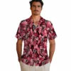 Atlanta Falcons Hawaiian Shirt � Floral Pineapple Red Casual Button Down For Men & Women