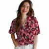 Atlanta Falcons Hawaiian Shirt � Floral Pineapple Red Casual Button Down For Men & Women