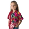 Atlanta Falcons Hawaiian Shirt � Floral Polynesian Red Casual Button Down For Men & Women