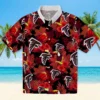 Atlanta Falcons Hawaiian Shirt � Floral Toucan Red Casual Button Down For Men & Women