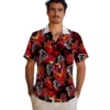 Atlanta Falcons Hawaiian Shirt � Floral Toucan Red Casual Button Down For Men & Women