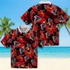 Atlanta Falcons Hawaiian Shirt � Floral Toucan Red Casual Button Down For Men & Women