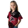 Atlanta Falcons Hawaiian Shirt � Football Wave Red Black Casual Button Down For Men & Women