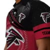 Atlanta Falcons Hawaiian Shirt � Football Wave Red Black Casual Button Down For Men & Women