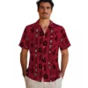 Atlanta Falcons Hawaiian Shirt � Framed Floral Red Casual Button Down For Men & Women