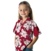 Atlanta Falcons Hawaiian Shirt � Hibiscus Blooms Red White Casual Button Down For Men & Women