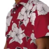 Atlanta Falcons Hawaiian Shirt � Hibiscus Blooms Red White Casual Button Down For Men & Women