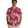 Atlanta Falcons Hawaiian Shirt � Hibiscus Clusters Red Casual Button Down For Men & Women