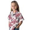 Atlanta Falcons Hawaiian Shirt � Hibiscus Palm Leaves Red White Casual Button Down For Men & Women