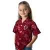 Atlanta Falcons Hawaiian Shirt � Jungle Vibes Red Casual Button Down For Men & Women