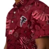 Atlanta Falcons Hawaiian Shirt � Jungle Vibes Red Casual Button Down For Men & Women