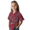 Atlanta Falcons Hawaiian Shirt � Leafy Palms Red Casual Button Down For Men & Women