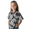 Atlanta Falcons Hawaiian Shirt � Monstera Leaf Pattern Black Casual Button Down For Men & Women