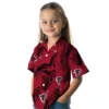 Atlanta Falcons Hawaiian Shirt � Palm Leaf Red, Casual Button Down For Men & Women