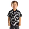 Atlanta Falcons Hawaiian Shirt � Palm Motifs Black White, Casual Button Down For Men & Women