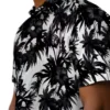 Atlanta Falcons Hawaiian Shirt � Palm Motifs Black White, Casual Button Down For Men & Women
