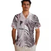 Atlanta Falcons Hawaiian Shirt � Palm Stripes Red Black White, Casual Button Down For Men & Women