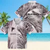 Atlanta Falcons Hawaiian Shirt � Palm Stripes Red Black White, Casual Button Down For Men & Women