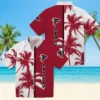 Atlanta Falcons Hawaiian Shirt � Palm Trees Red White, Casual Button Down For Men & Women