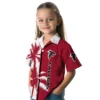 Atlanta Falcons Hawaiian Shirt � Palm Trees Red White, Casual Button Down For Men & Women