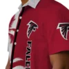 Atlanta Falcons Hawaiian Shirt � Palm Trees Red White, Casual Button Down For Men & Women