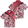Atlanta Falcons Hawaiian Shirt � Sunset Palms Red White, Casual Button Down For Men & Women