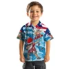 Atlanta Falcons Hawaiian Shirt � Surfing Santa Blue, Casual Button Down For Men & Women
