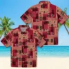 Atlanta Falcons Hawaiian Shirt � Tribal Symbols Red, Casual Button Down For Men & Women