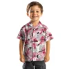 Atlanta Falcons Hawaiian Shirt � Tropical Leaves Red White, Casual Button Down For Men & Women