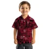 Atlanta Falcons Hawaiian Shirt � Tropical Patchwork Red Black, Casual Button Down For Men & Women