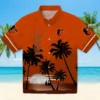 Baltimore Orioles Hawaiian Shirt - Beach Sunset Orange Black - Gift For Men, Women
